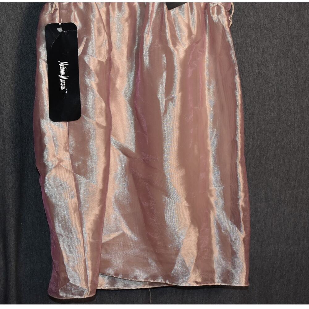 NEW Aidan Mattox Women's 6 Pink Layer Party Dress Metallic Sequin Strapless NWT - Picture 6 of 12